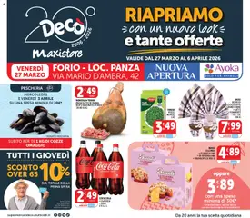Anteprima dell'opuscolo Decò volantino MaxiStore Forio dal negozio Decò valido da 27/03/2026