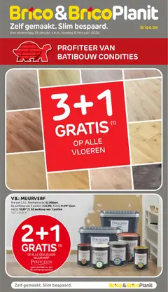 Voorbeeld van Folder van winkel Brico Plan-it geldig vanaf 28/01/2026