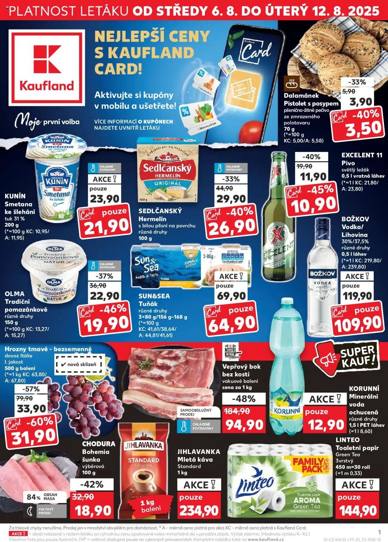  KAUFLAND Leták - Praha 8 (06.08.2025) příští týden 