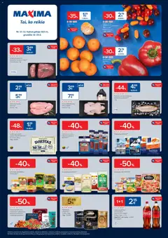 MAXIMA parduotuvės leidinio Leidinys galiojančio nuo 2025.12.16 peržiūra