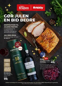 Eksempel på tilbudsavis Julen fra butik Kvickly gyldig fra 21/11/2025