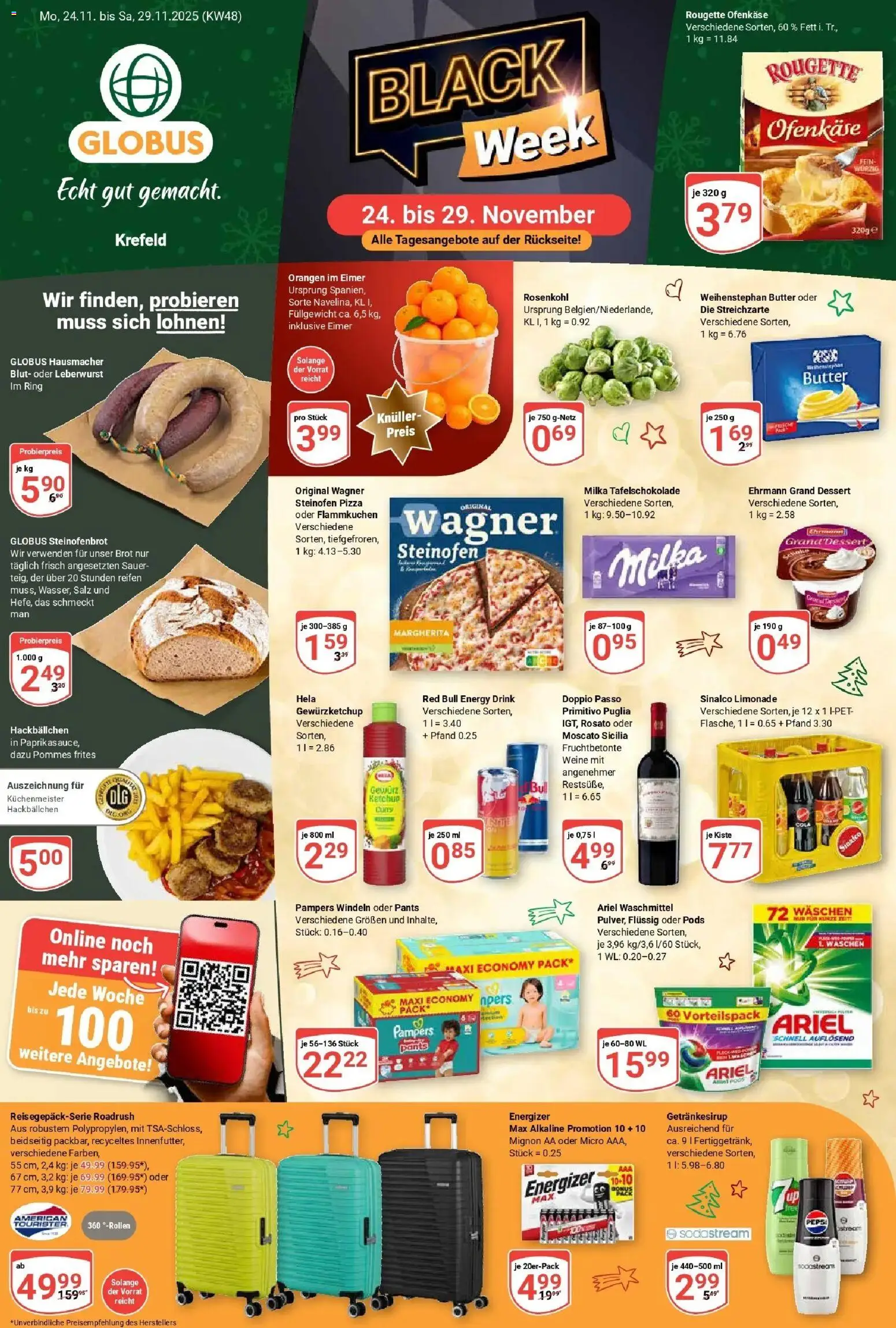 Vorschau von dem Prospekt des Geschäftes Globus, gültig ab dem 23.11.2025