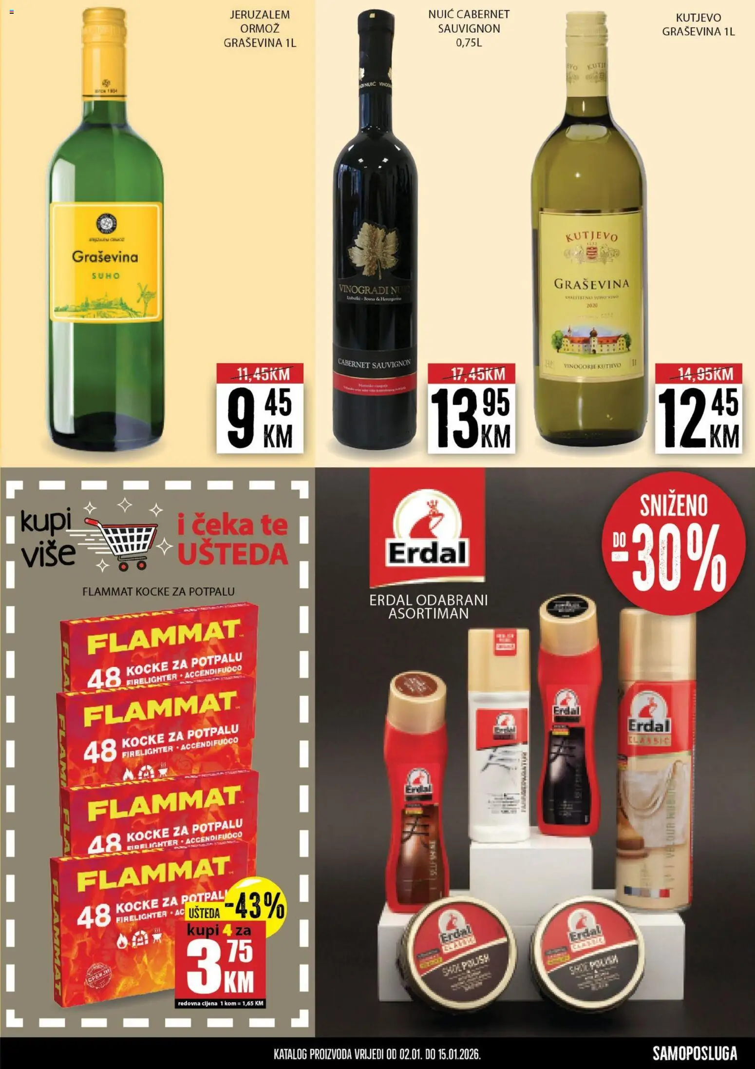 Pregled letka Katalog trgovine Prodex vrijedi od 2026.01.02