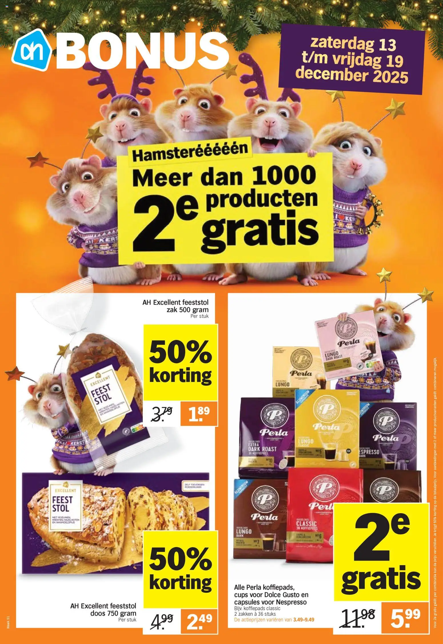 Voorbeeld van Folder week 51 van winkel Albert Heijn geldig vanaf 13-12-2025