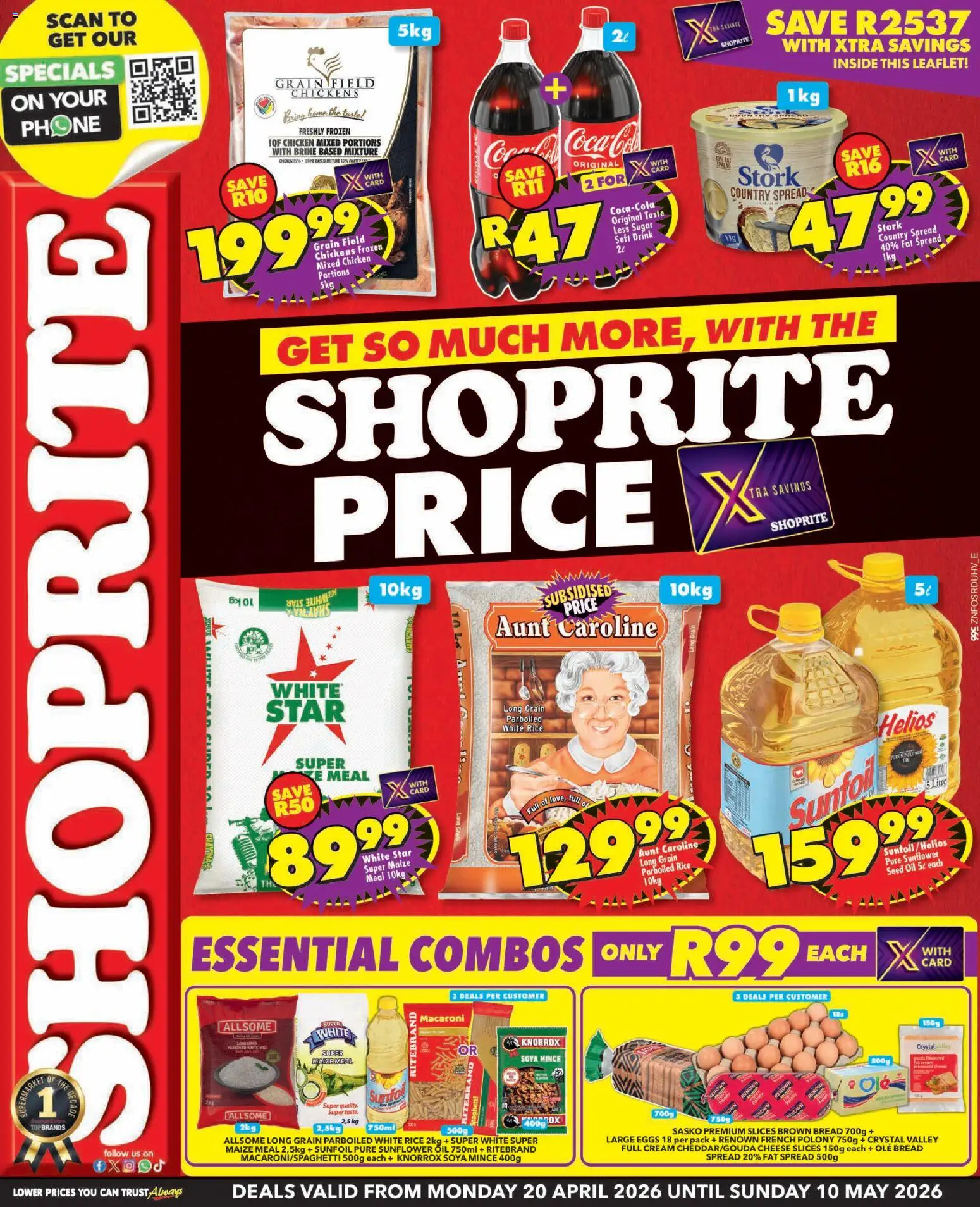 Preview of Shoprite flyer valid from 20/04/2026