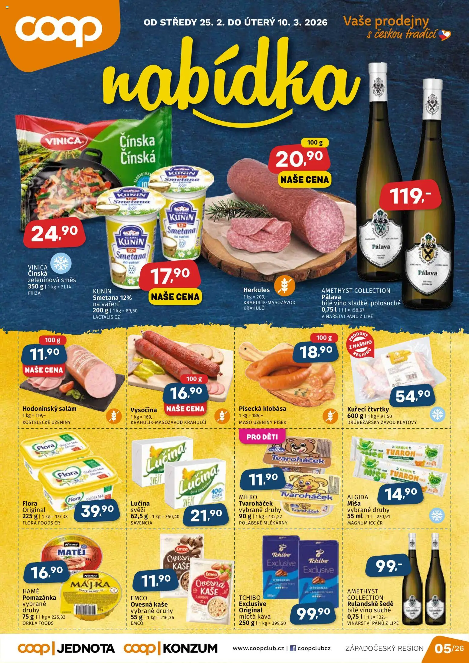 Náhled nabídky: Coop Leták - Západočeský region platný od 25.02.2026