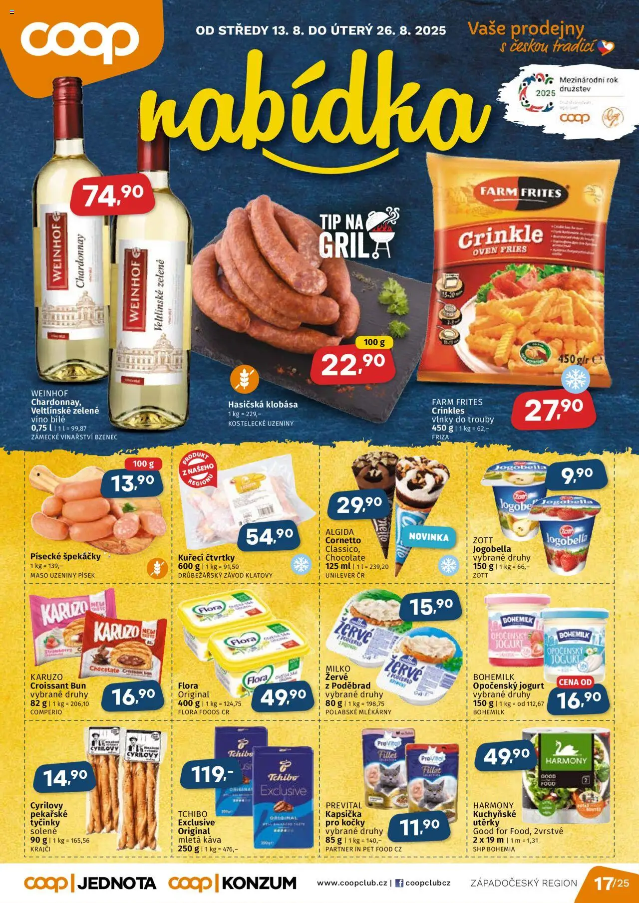  COOP Leták - Západočeský region (13.08.2025) - Jednota leták
