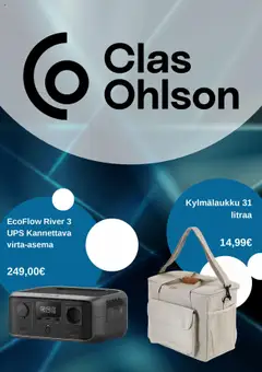 Kaupan Clas Ohlson Tarjoukset esikatselu, voimassa 25/07/2025