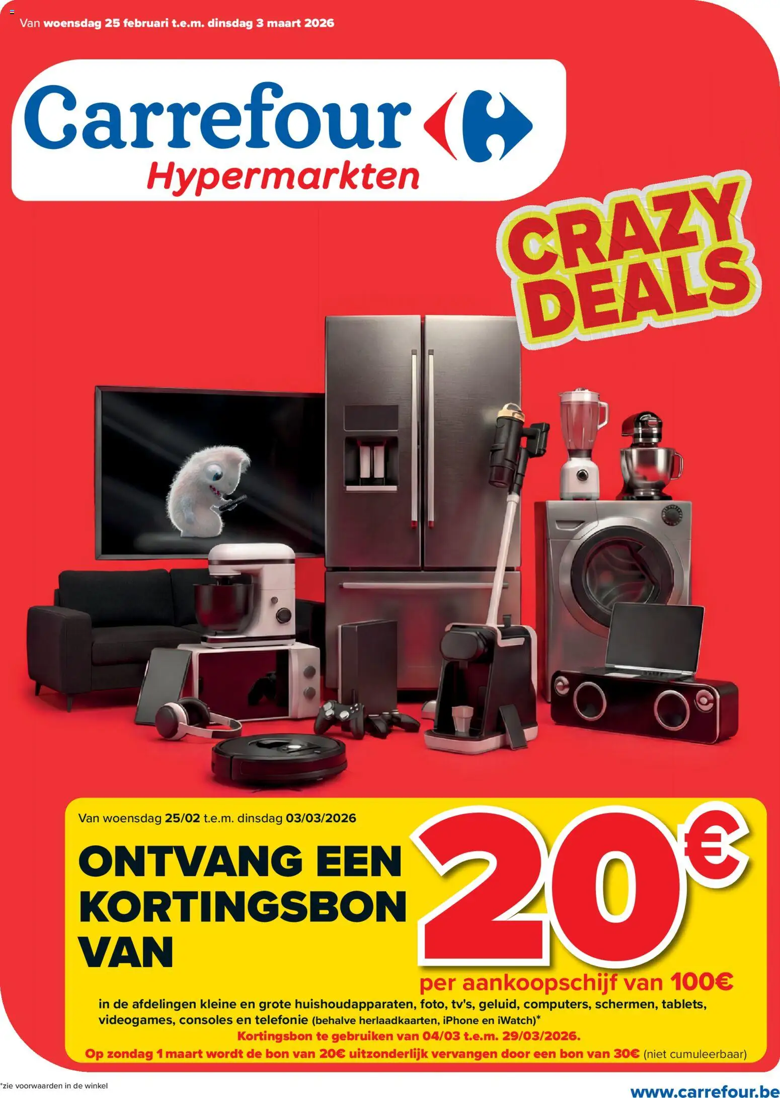 Voorbeeld van Folder van winkel Carrefour geldig vanaf 25/02/2026