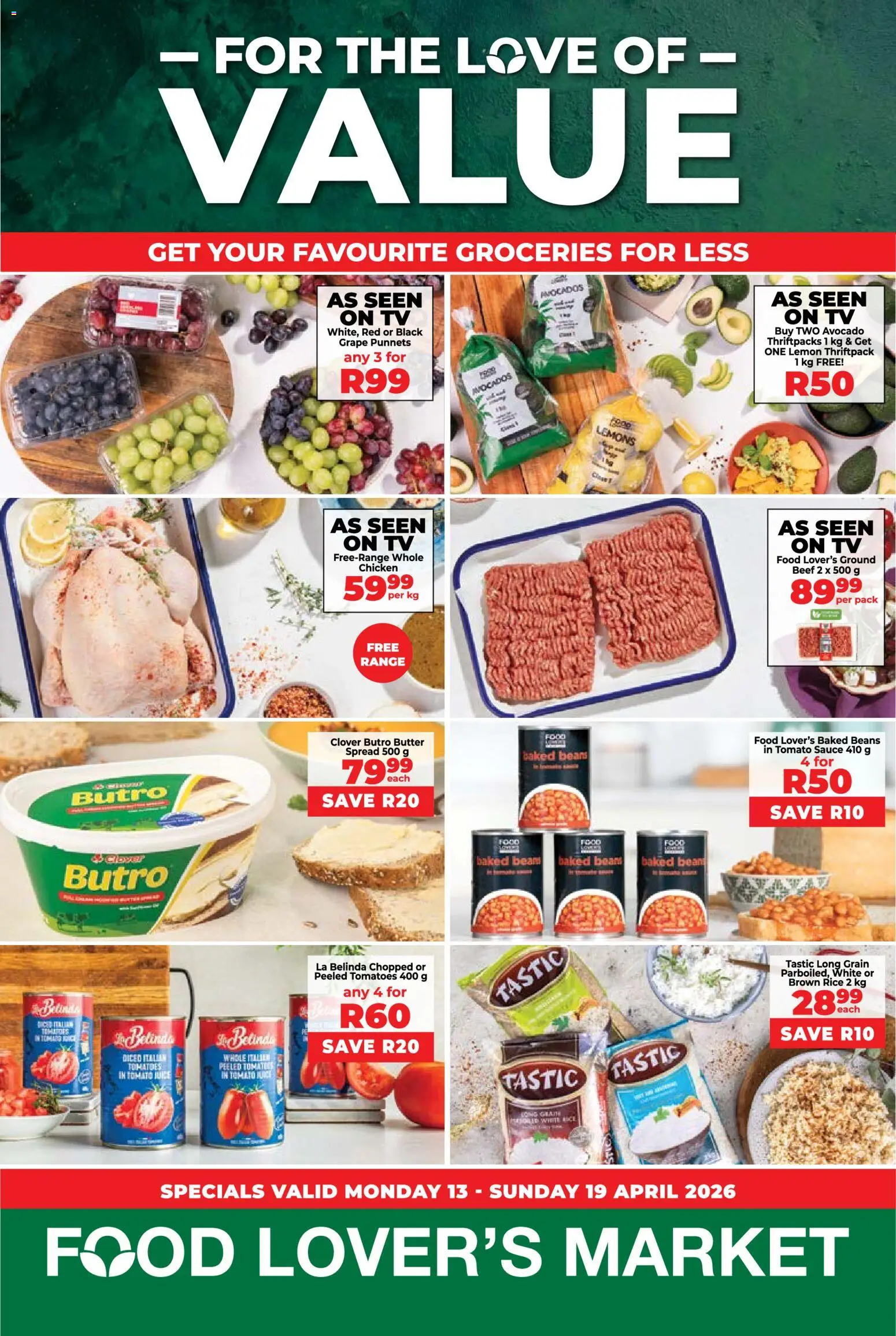 Preview of Food Lover's Market flyer valid from 13/04/2026
