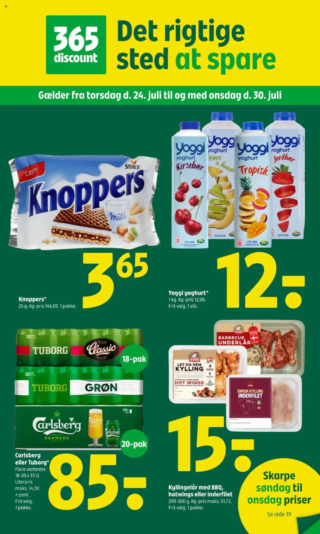 Coop 365 tilbudsavis gyldig fra 24/07/2025 - side 1