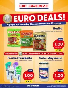 Voorbeeld van Folder week 02/03 van winkel Die Grenze geldig vanaf 05-01-2026