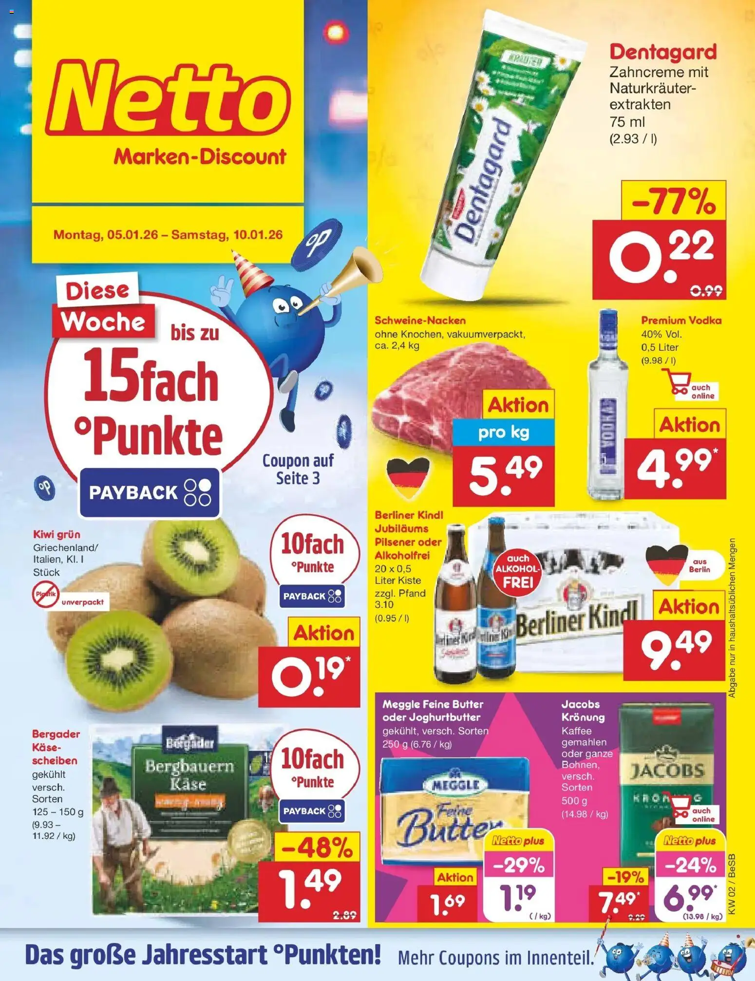 Vorschau von dem Prospekt des Geschäftes Netto Marken-Discount, gültig ab dem 05.01.2026