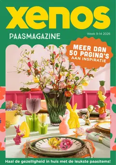 Voorbeeld van Paasmagazine van winkel Xenos geldig vanaf 22-02-2026