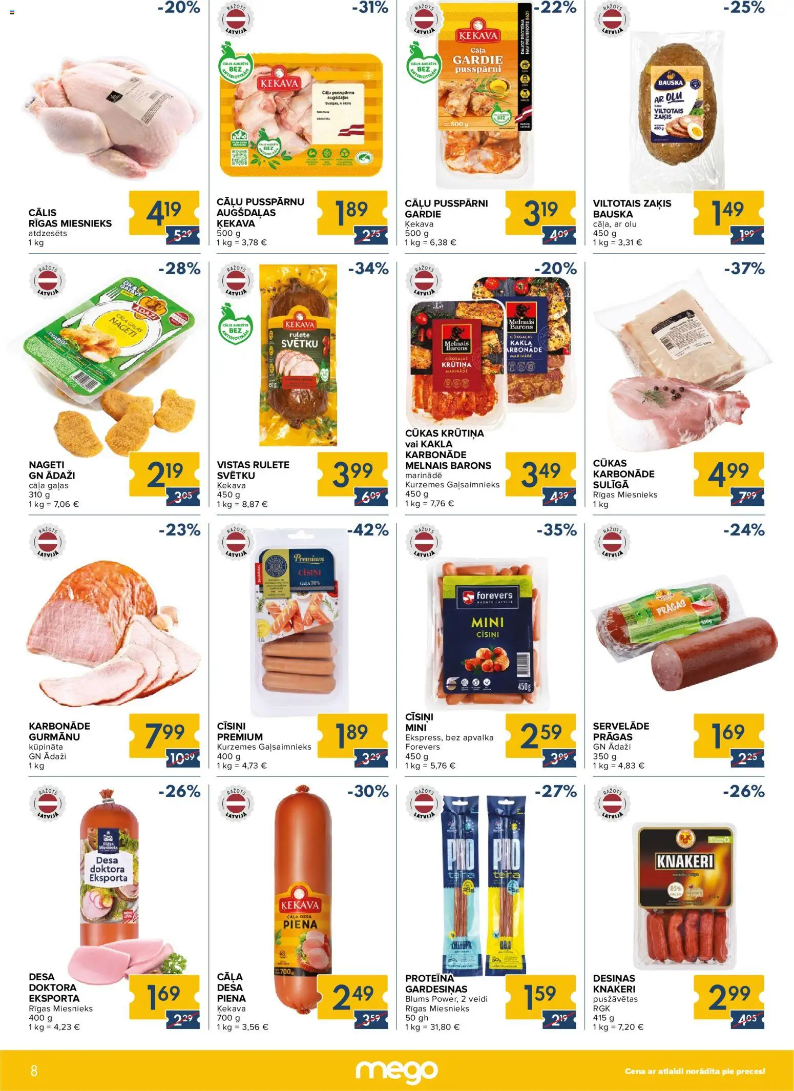 Skatīt Mego akciju bukletu, derīgs no 2026.01.05