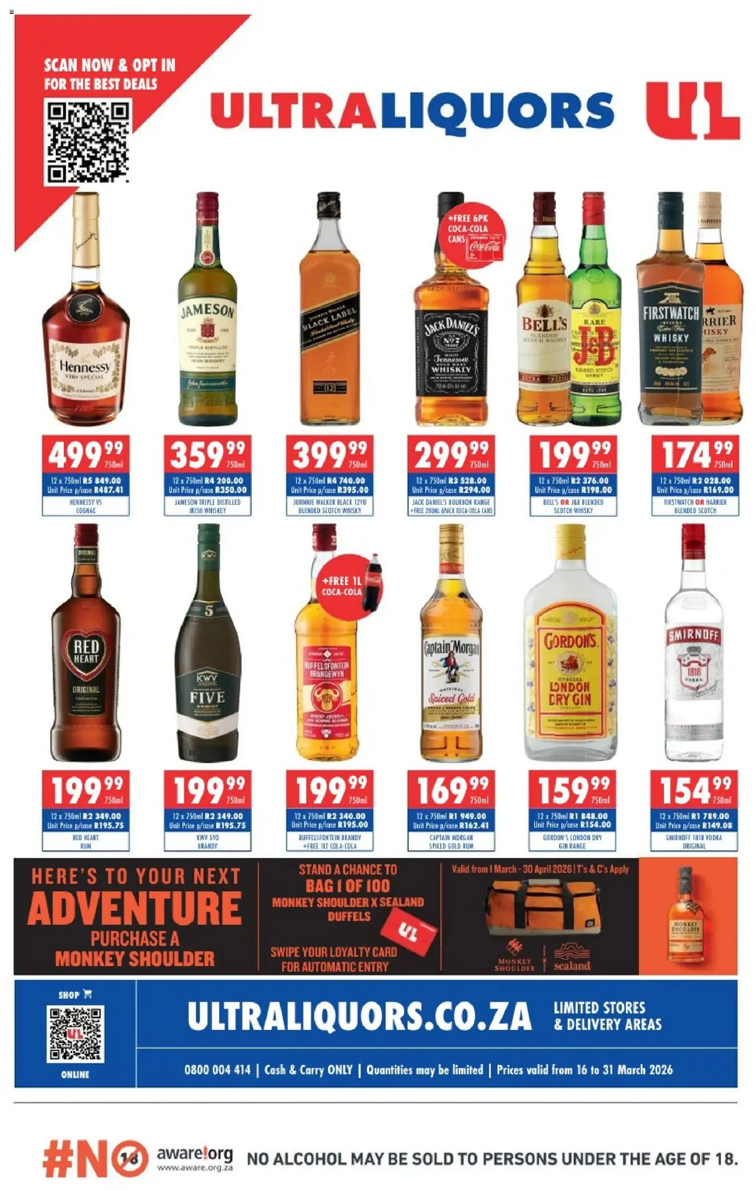 Preview of Ultra Liquors flyer valid from 16/03/2026