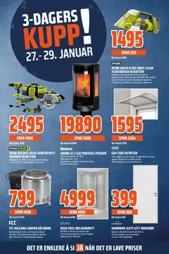 Forhåndsvis Kundeavis fra butikk Obs Bygg gyldig fra 27/01/2026