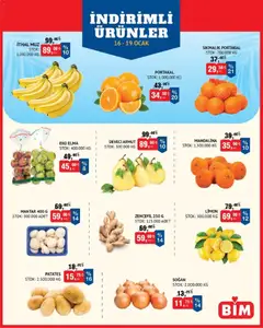 BİM Meyve-Sebze, İndirim 16.01.2026 - Broşürünün önizlemesi