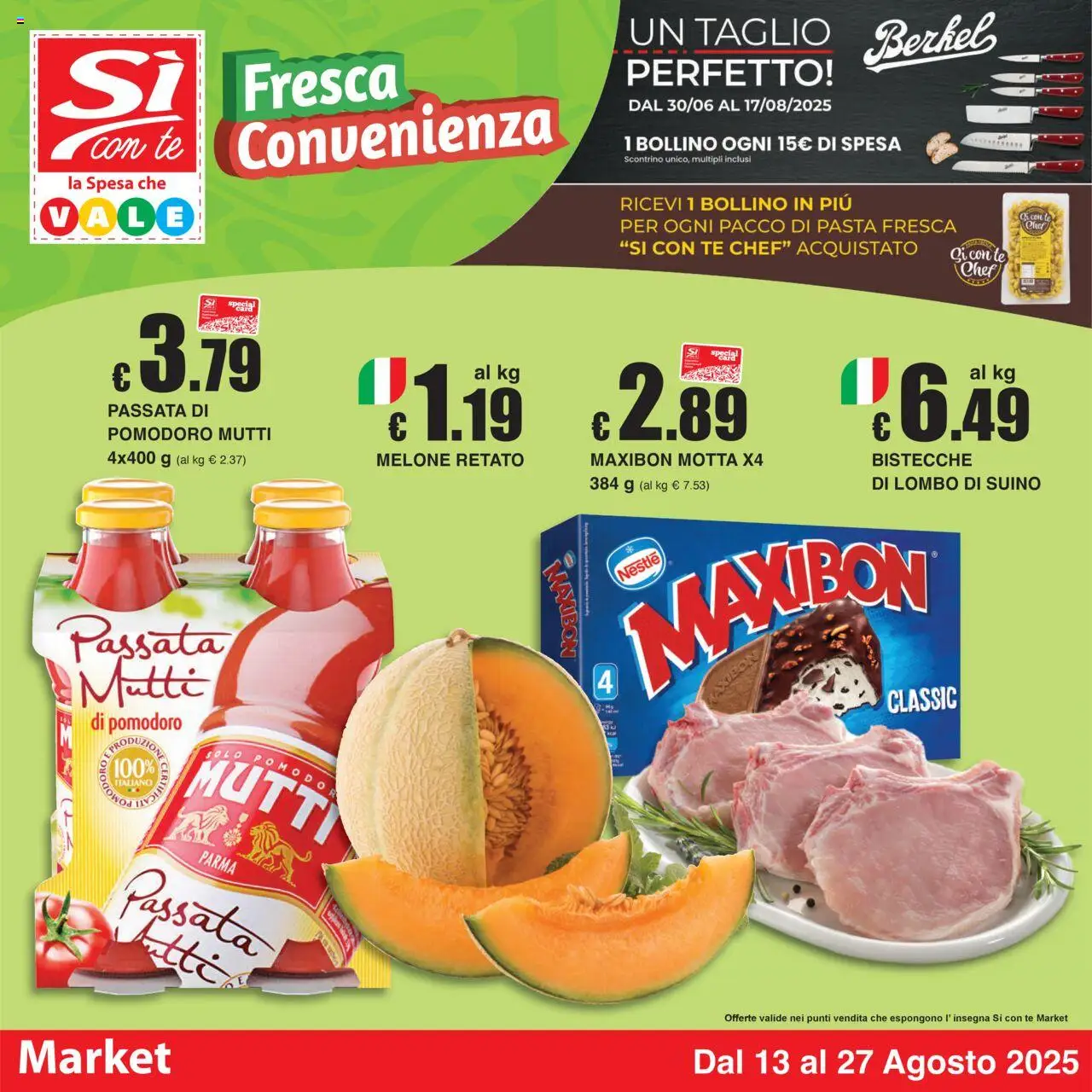 Volantino Sì con Te valido da 13/08/2025 numero di pagina 1