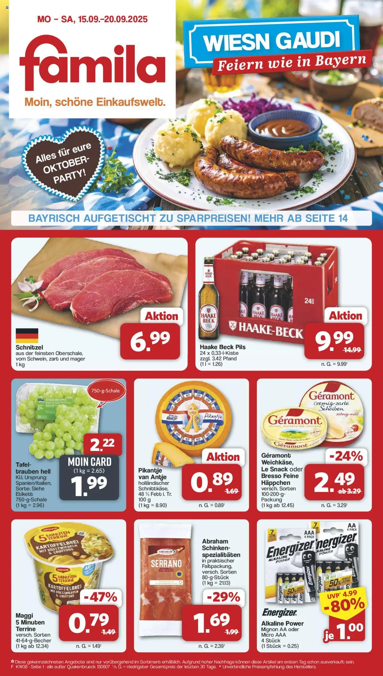 Famila Nordwest Prospekt (vom 15.09.2025 - 20.09.2025)