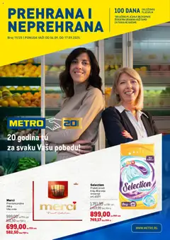 Pregled Metro kataloga - važi od 04.09.2025