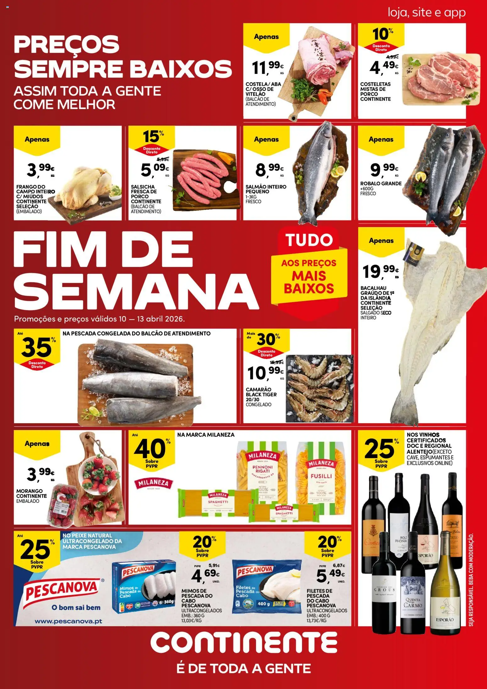 Pré-visualização do folheto da loja Continente válida a partir de 10/04/2026