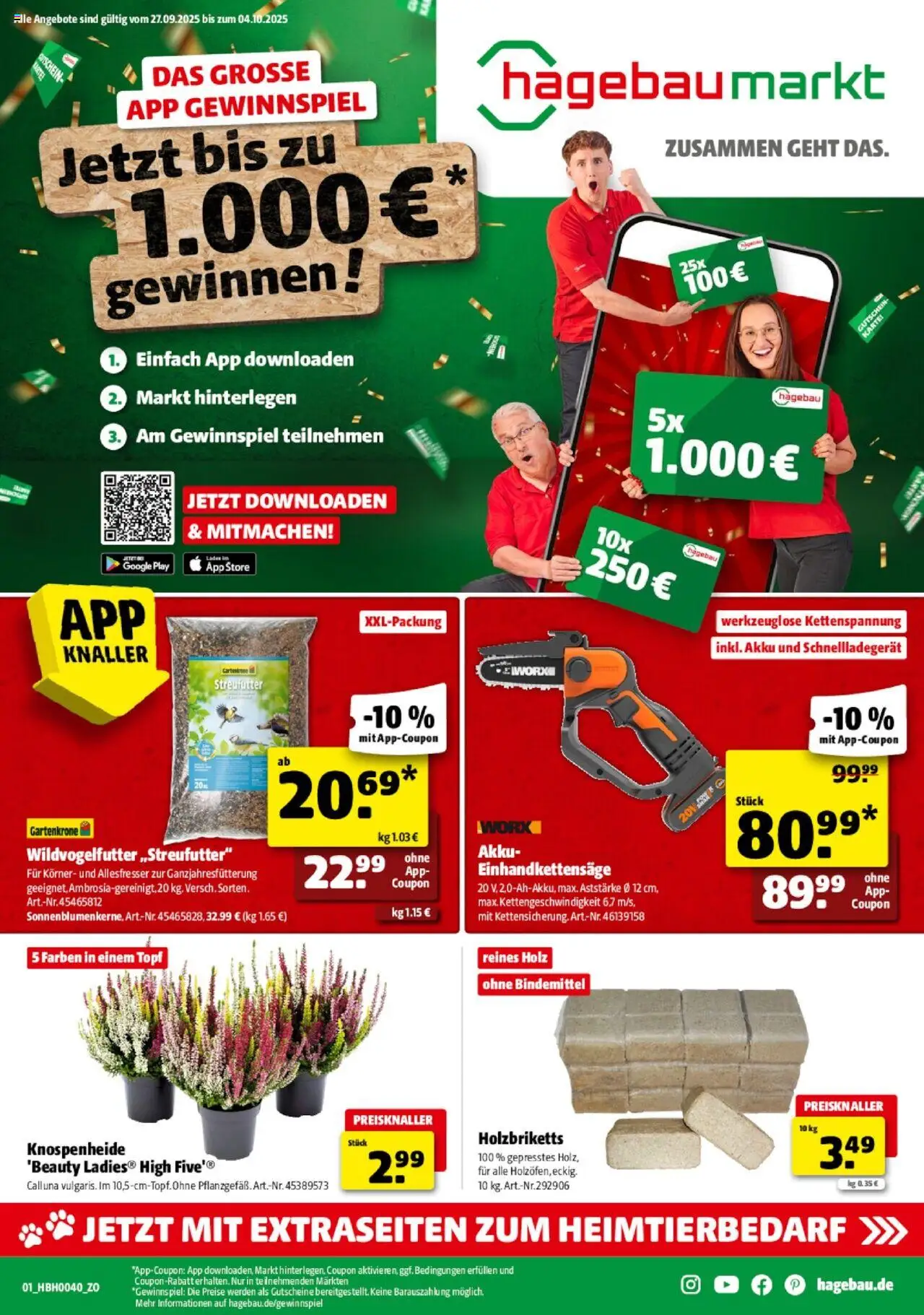 Hagebau Prospekt Nürtingen (vom 27.09.2025 - 04.10.2025)