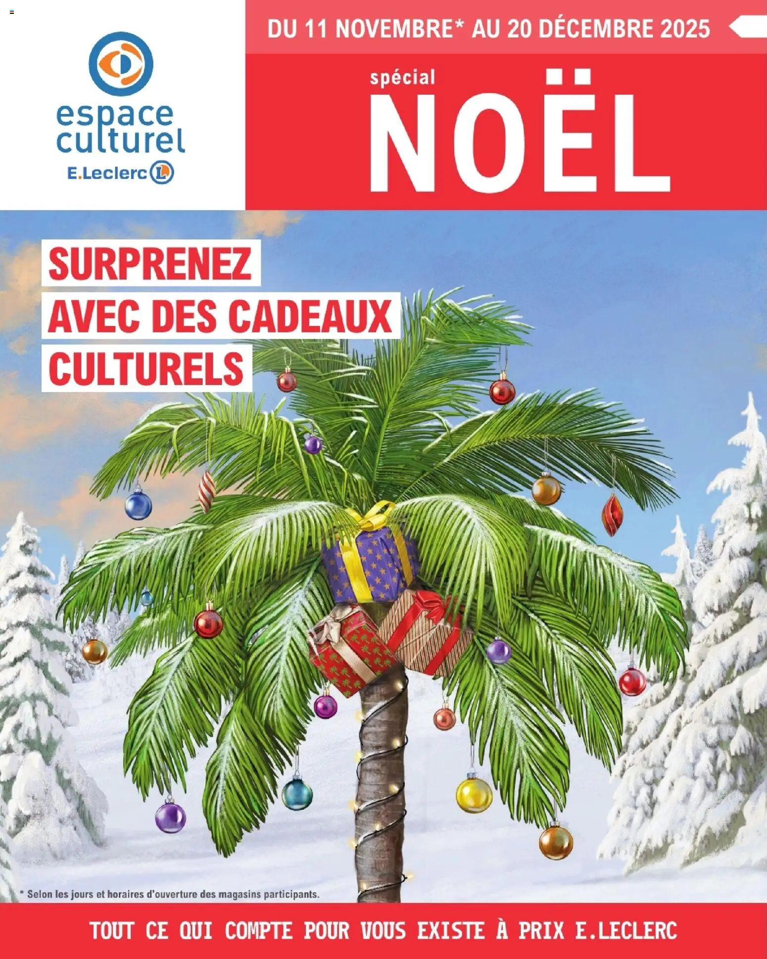 Prévisualisation de Catalogue spécial Noël du magasin E.Leclerc formulaire valide 11/11/2025