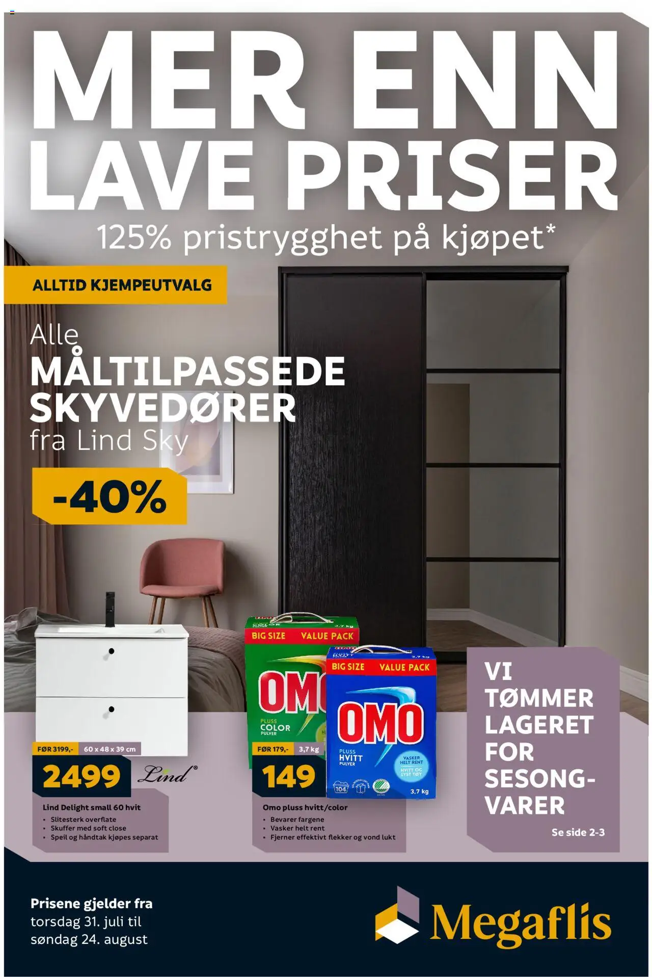 Kundeavis Megaflis gyldig fra 31/07/2025 - Sidenummer 1