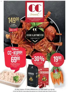 Forhåndsvis Kundeavis fra butikk CC Mat gyldig fra 01/09/2025