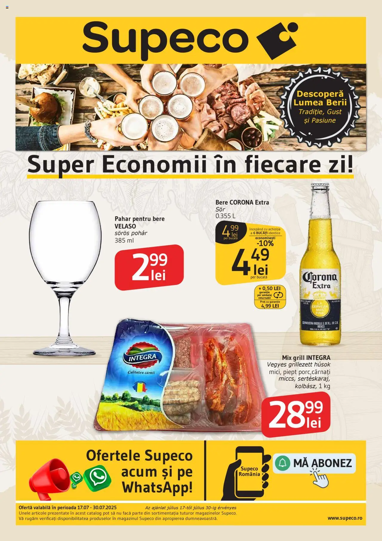 Supeco Catalog - Bere Bilingv de la 17.07.2025 - Pagină 1