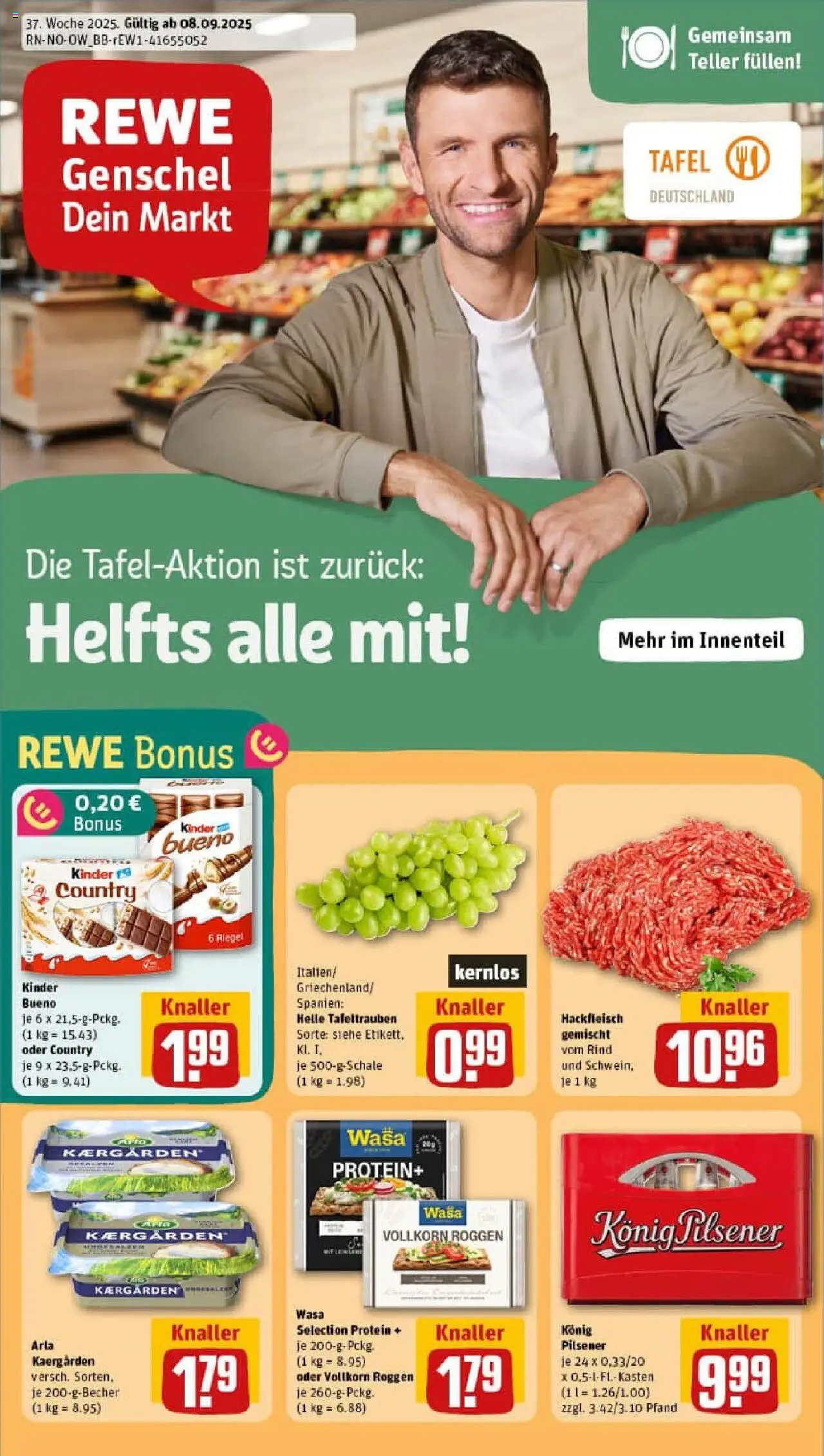 REWE Prospekt ab 07.09.2025 nächste Woche - Prospekt Ibbenbüren	