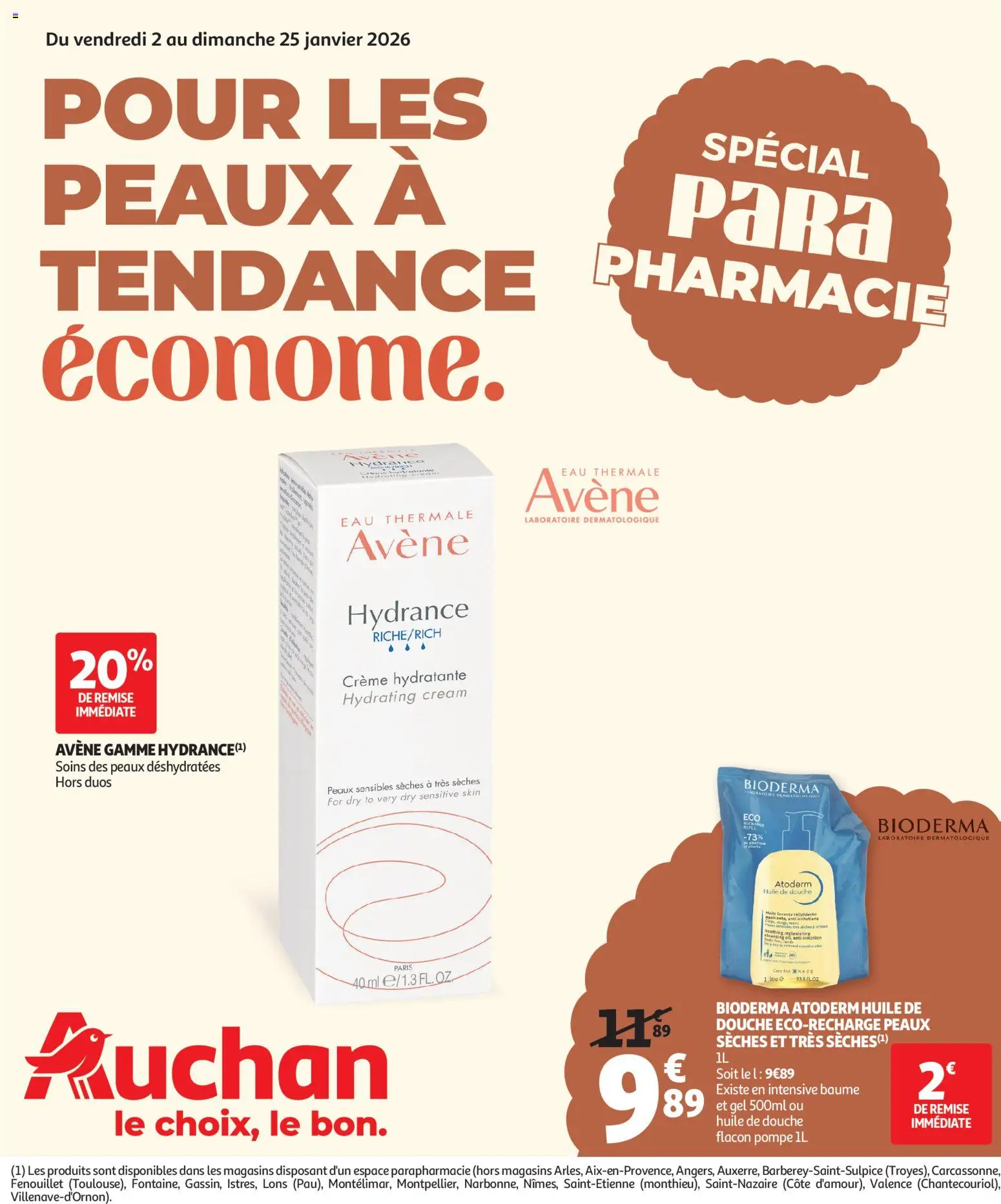 Prévisualisation de Parapharmacie janvier du magasin Auchan formulaire valide 02/01/2026