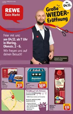 Vorschau von dem Prospekt des Geschäftes Rewe, gültig ab dem 01.12.2025