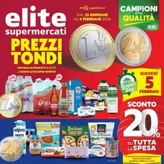 Anteprima dell'opuscolo Attuale volantino dal negozio Elite Supermercati valido da 23/01/2026