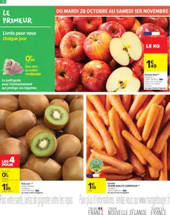 Prévisualisation de Catalogue de la semaine 44 du magasin Carrefour Market formulaire valide 28/10/2025 | Page: 4