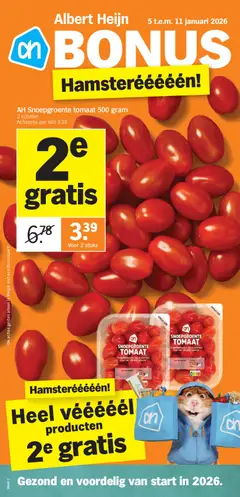 Prévisualisation de Folder week / de la semaine 2 du magasin Albert Heijn formulaire valide 05/01/2026