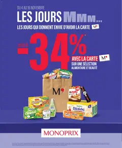 Prévisualisation de Catalogue du magasin Monoprix formulaire valide 04/11/2025