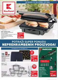 Pregled letka Split-Ravne njive trgovine Kaufland vrijedi od 14.01.2026
