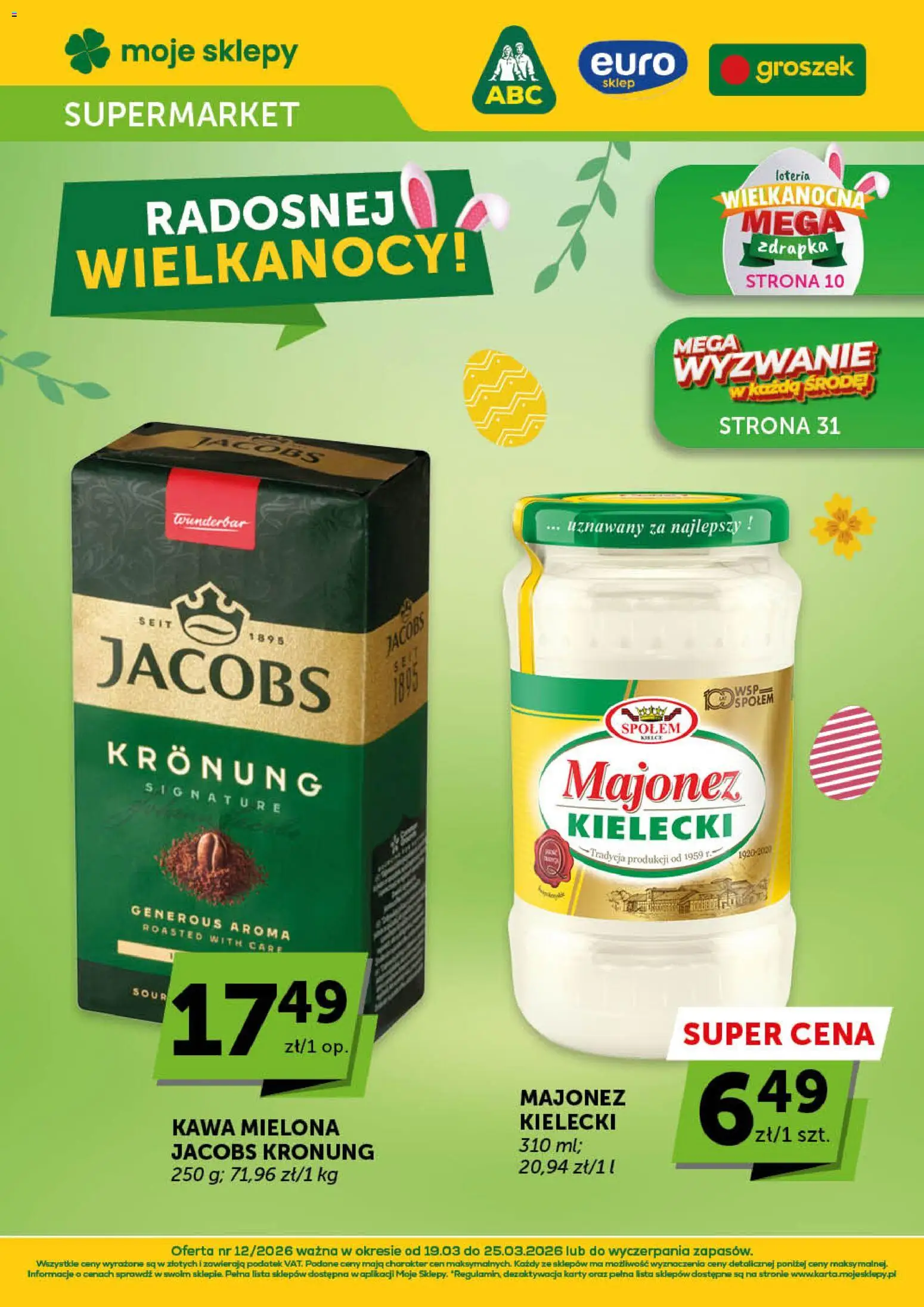 Pogląd gazetki "Groszek gazetka" ze sklepu Groszek ważnej od 19.03.2026