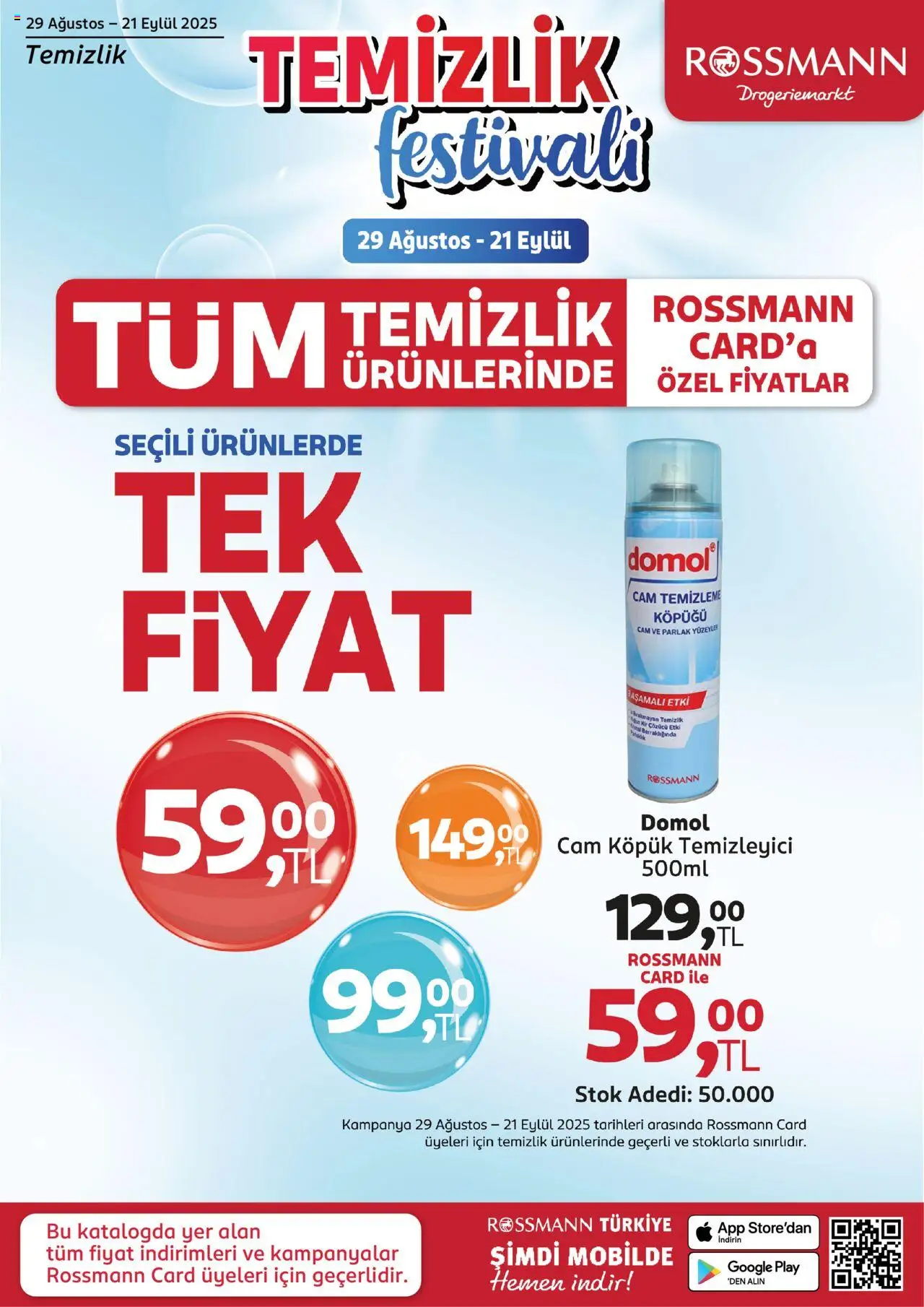 Rossmann İndirim (29 Ağustos 2025 - 21 Eylül 2025) - Sayfa numarası 1