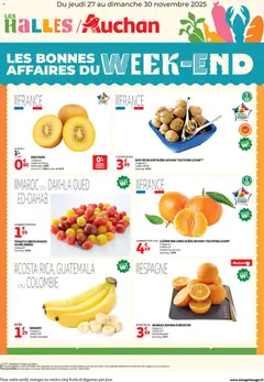 Prévisualisation de Les bons plans du week-end dans votre hyper ! du magasin Auchan formulaire valide 27/11/2025