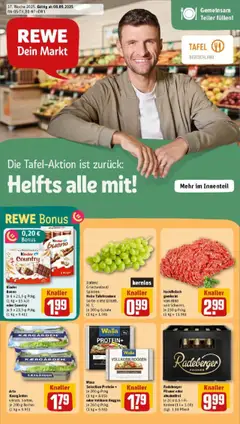 Vorschau von dem Prospekt des Geschäftes Rewe, gültig ab dem 07.09.2025