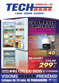 TECHasas parduotuvės leidinio Leidinys galiojančio nuo 2025.11.07 peržiūra