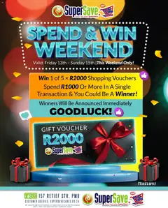 Preview of Super Save flyer valid from 13/03/2026