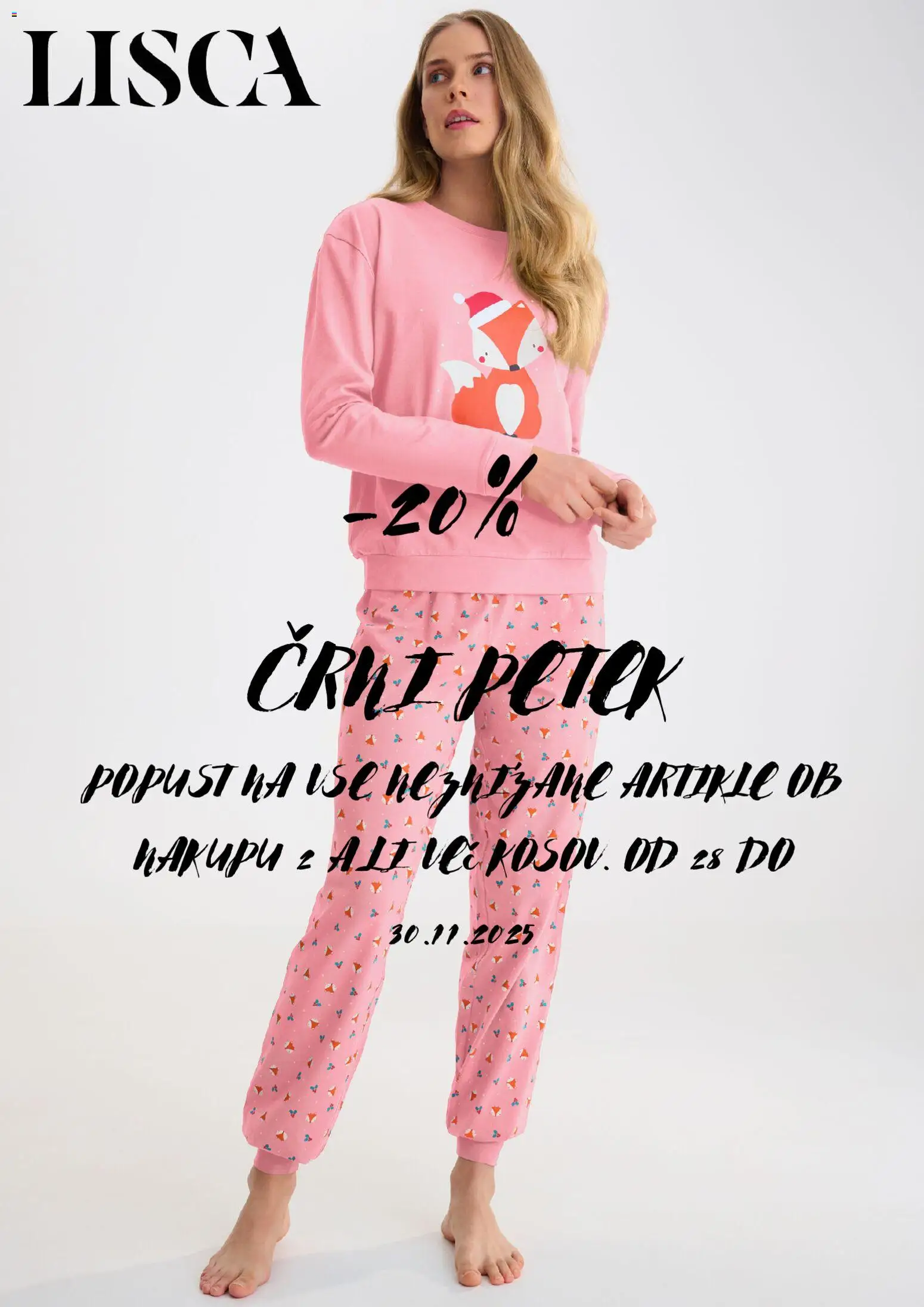 Predogled kataloga iz trgovine Lisca veljaven od 28.11.2025
