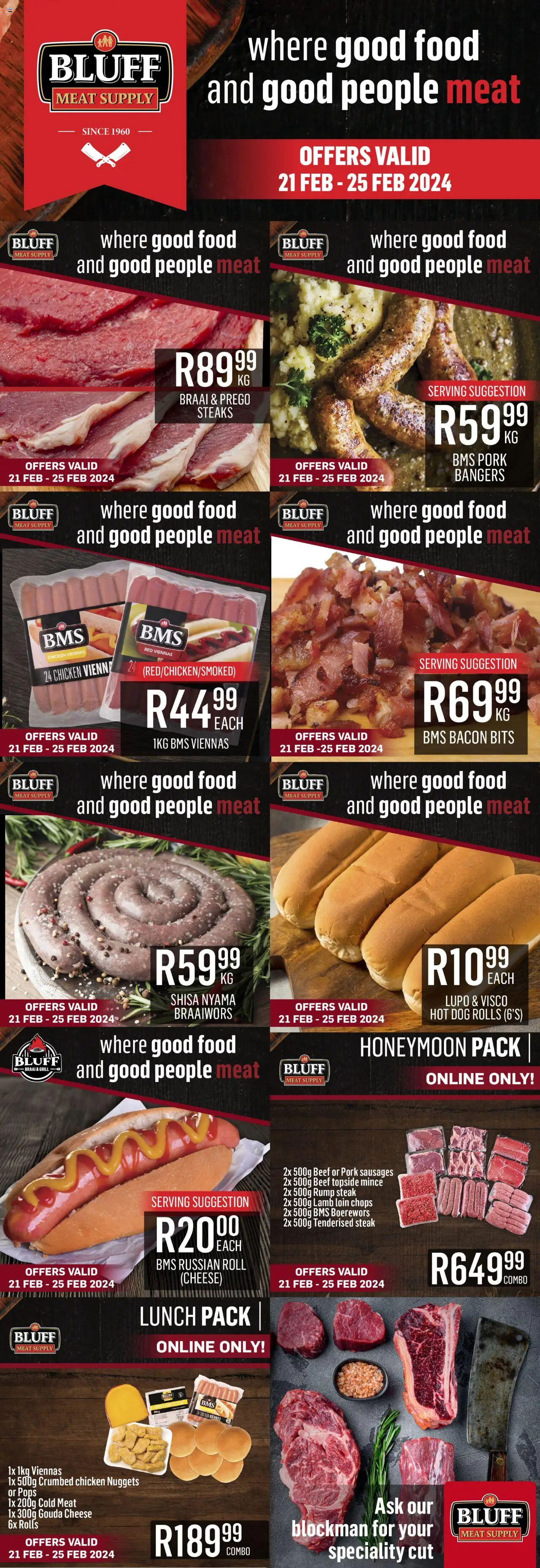 Bluff Meat Supply Weekly Specials from 21/02 - 25/02/2025 > Promotions