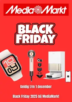 Voorbeeld van Black Friday van winkel Media Markt geldig vanaf 20-11-2025
