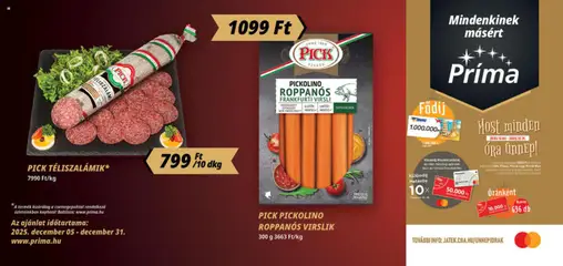 CBA Príma - Aktuális óriásplakátok megtekintése, amely érvényes 2025.12.05.-től