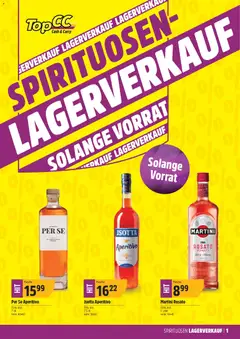 Vorschau des Merkblatts Aktionen Spirituosen vom Shop TopCC gültig von 26.01.2026 bis 31.01.2026